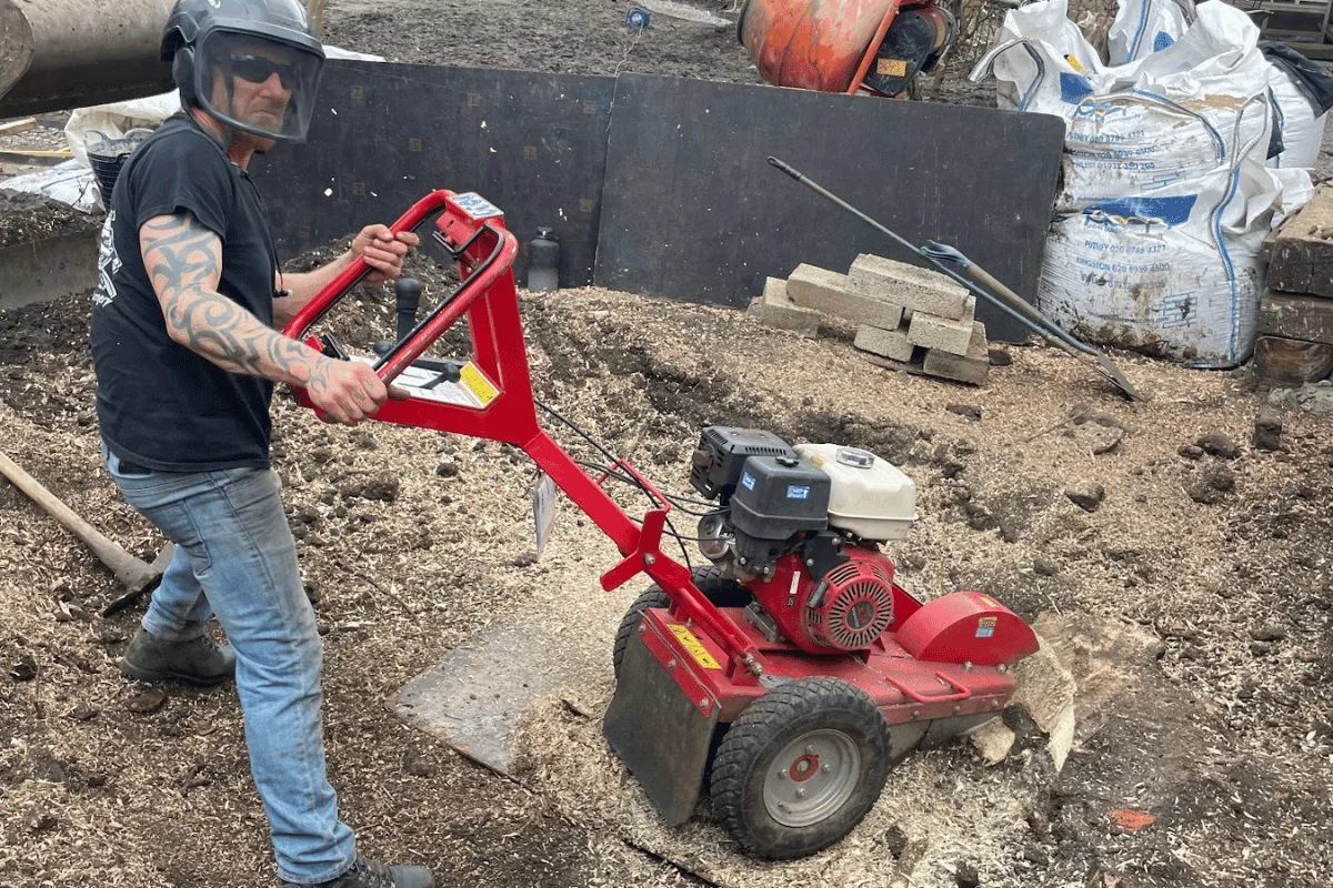 Stump grinding